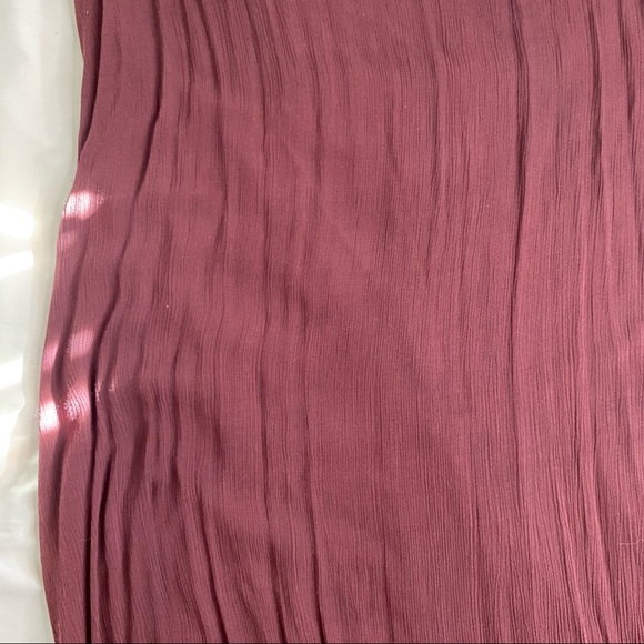 Witchery Maxi Shift Dress Size 8 Burgundy Red Relaxed Fit Spaghetti Strap - Picture 6 of 10